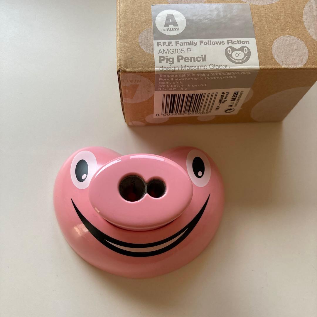 アレッシィ　Alessi ピッグ・ペンシル　豚　鉛筆削り　シャープナー　イタリア