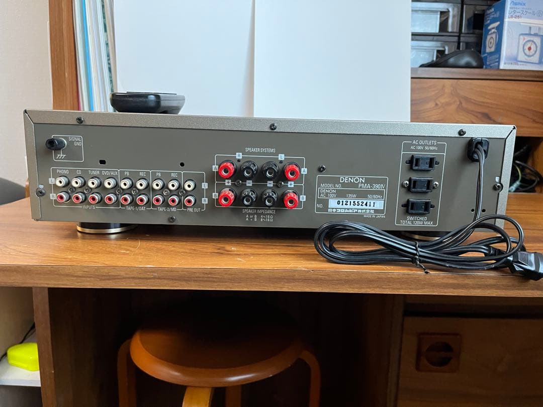 DENON PMA-390IV プリメインアンプ　リモコン付
