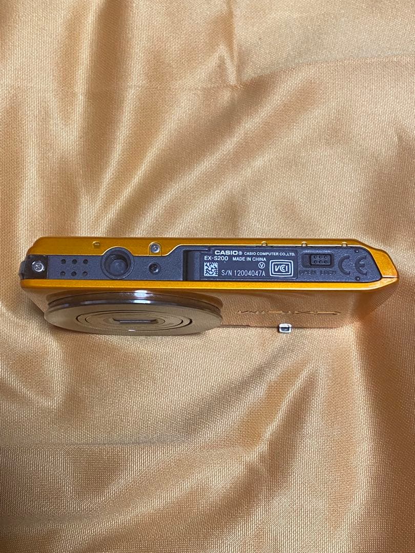 【ジャンク】CASIO EXILIM デジカメ EX-S200 オレンジ
