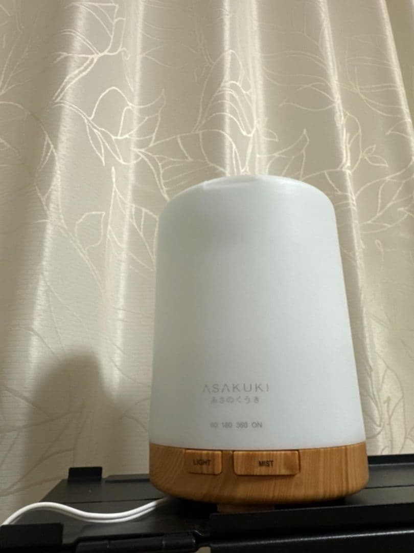 卓上型加湿器 LEDライト付き
