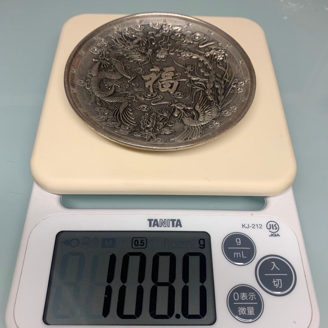 時代物　銀龍彫刻　急須　セット　置物　収蔵品