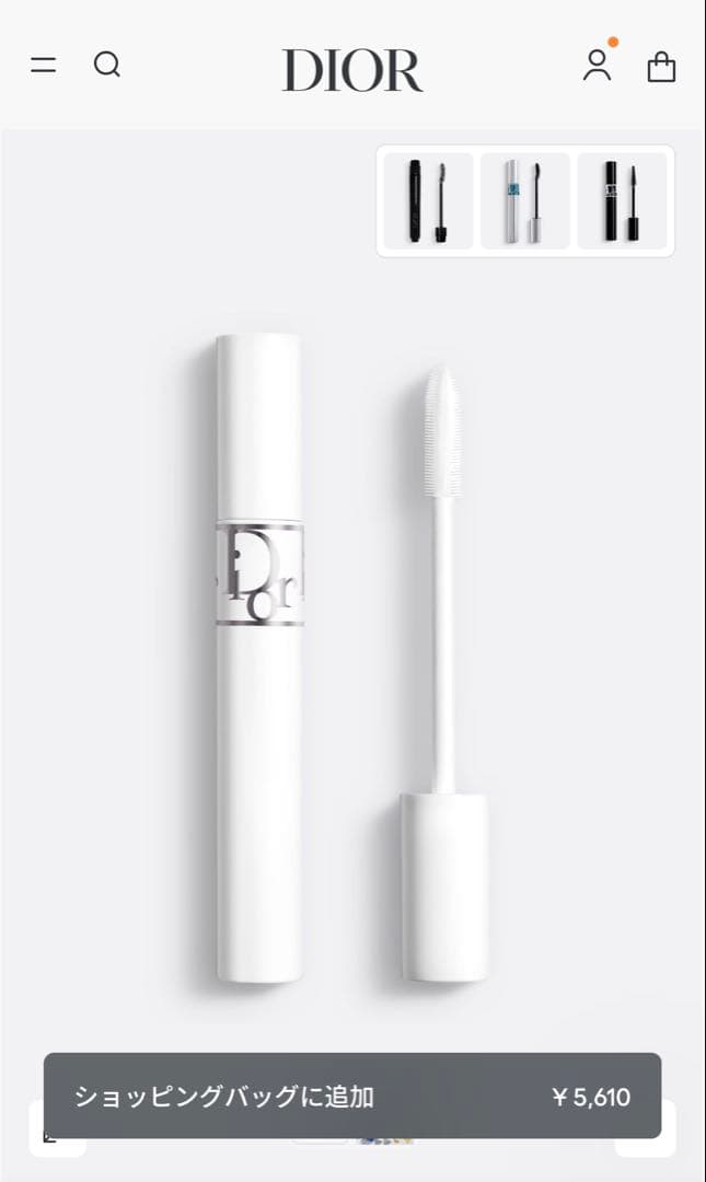 DiorShow Iconic Overcurl、Maximizer 3D