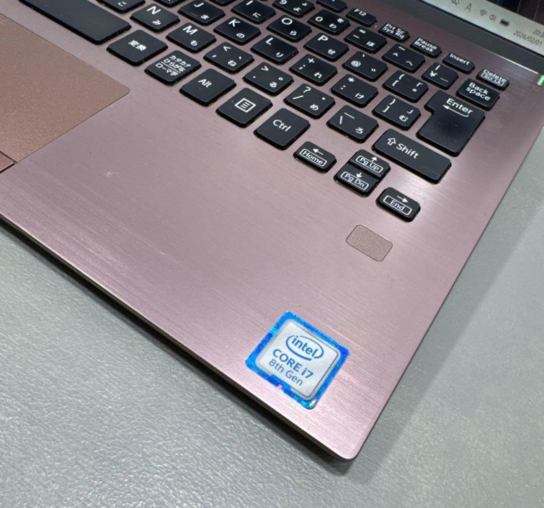 【限定】VaioS11ブラウン＆ブラック☘8世代i7メモリ16NVMe512