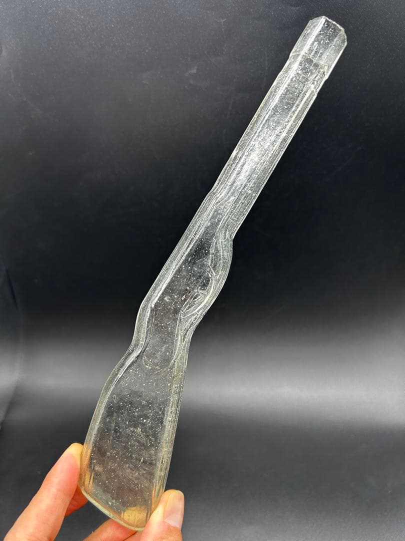 大型　ライフル型　金平糖瓶　レトロ瓶　ガラス