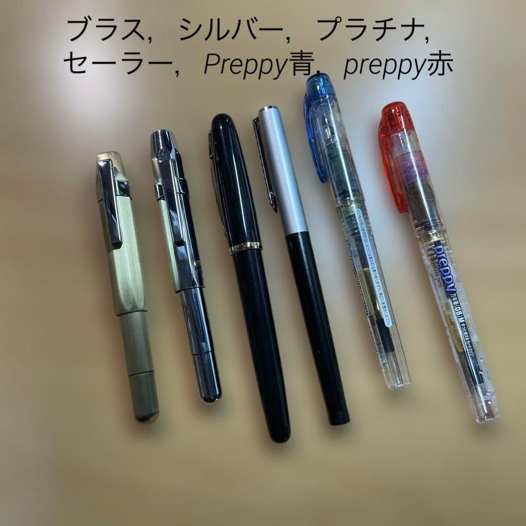 万年筆11本、収納ケース、インク12色セット