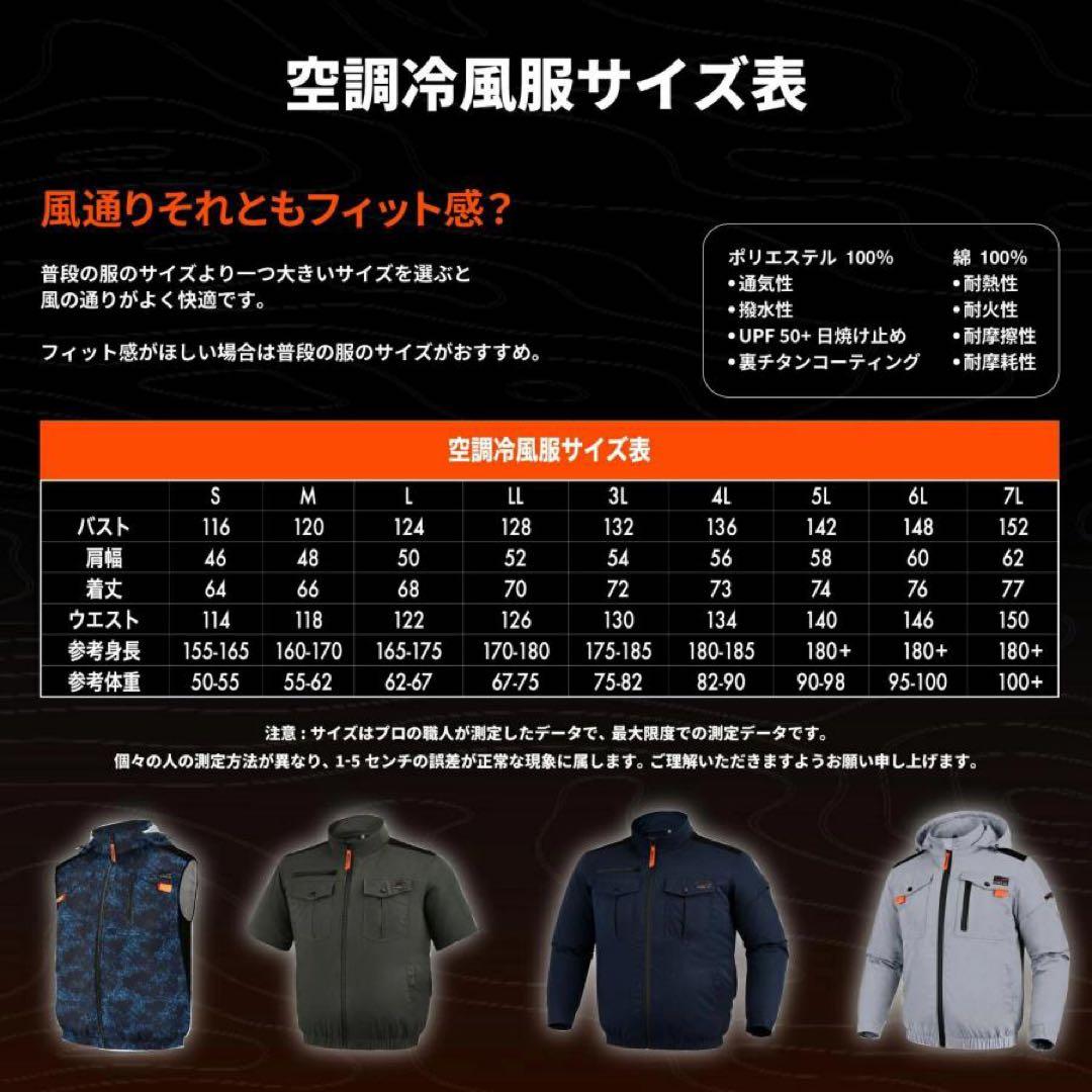 空調冷風服フルセット COVELL 2025年制 32V ファン付き 3L