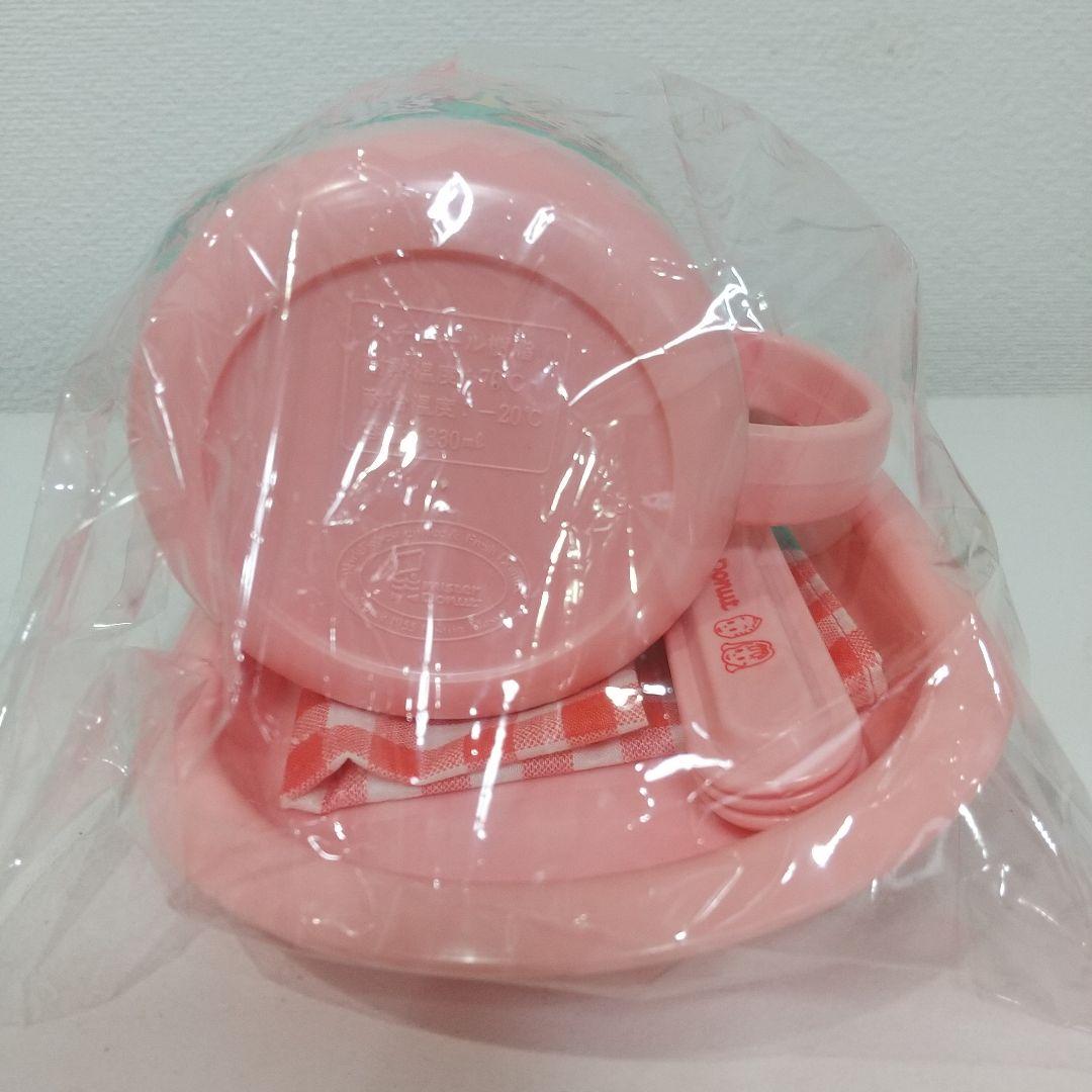 昭和レトロ オサムグッズ　ミスタードーナツ ピクニックランチボックス ピンク