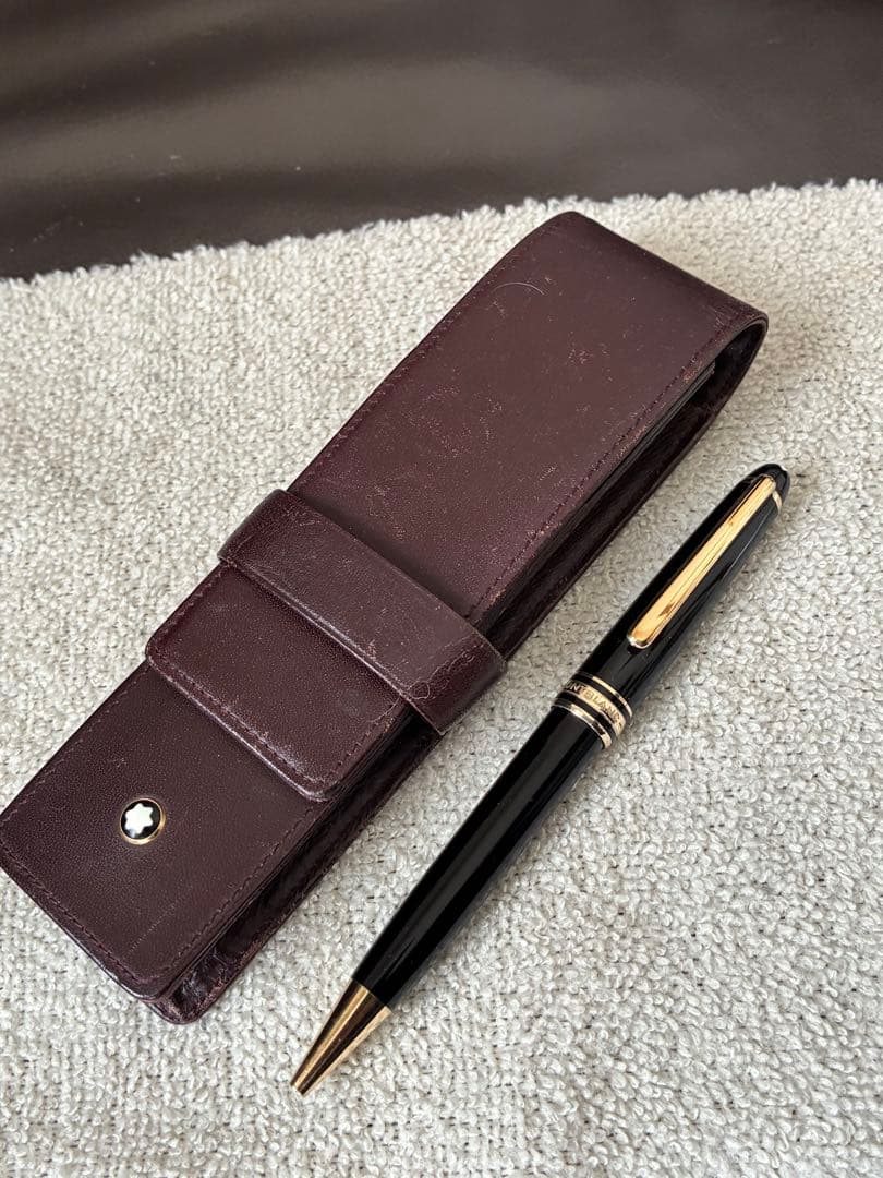 ◾️MONT BLANC SIENA◾️モンブラン シエナ◾️ペンケース◾️濃茶色◾️