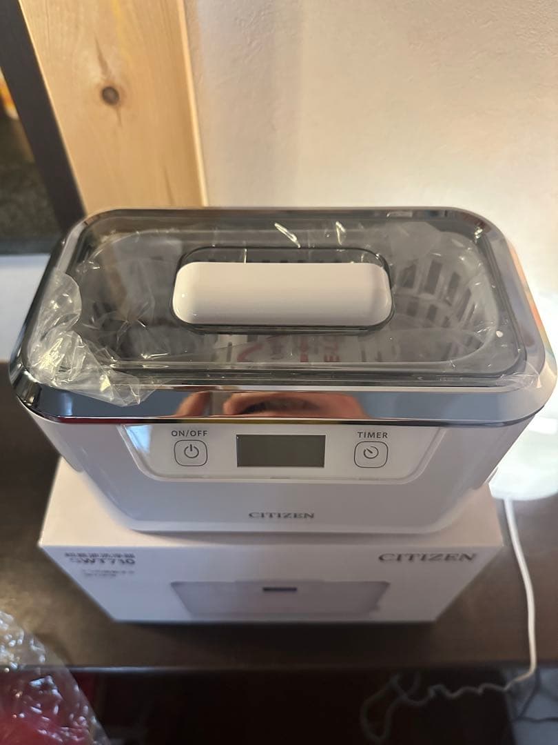 CITIZEN 超音波洗浄機 ホワイト　ほぼ新品