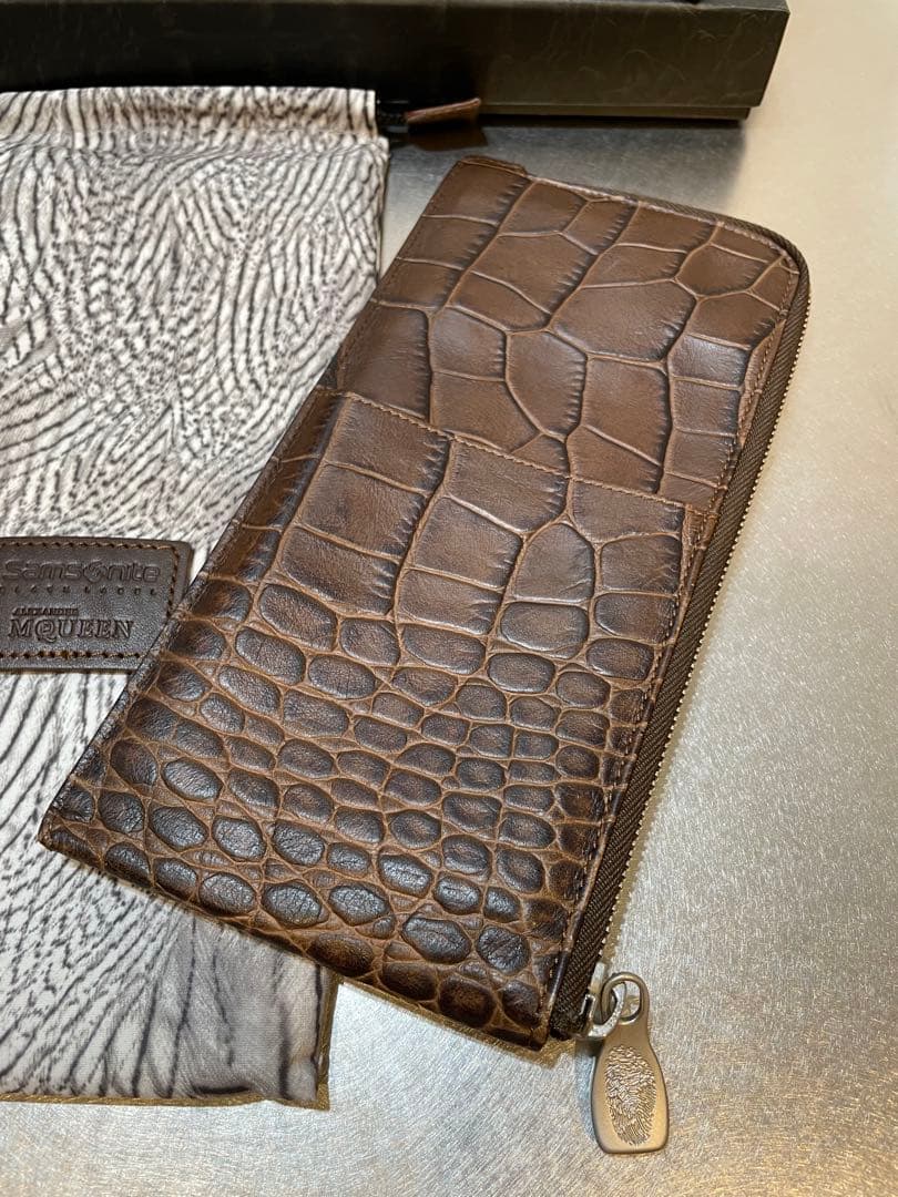 Samsonite McQUEEN パスポートケース ダークブラウン