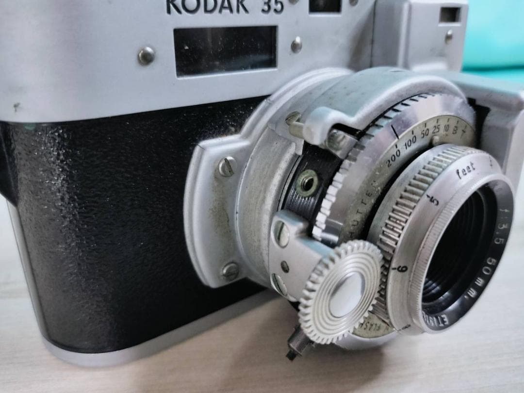 ビンテージ　アンティークカメラ コダック　KODAK 35 レザーケース付