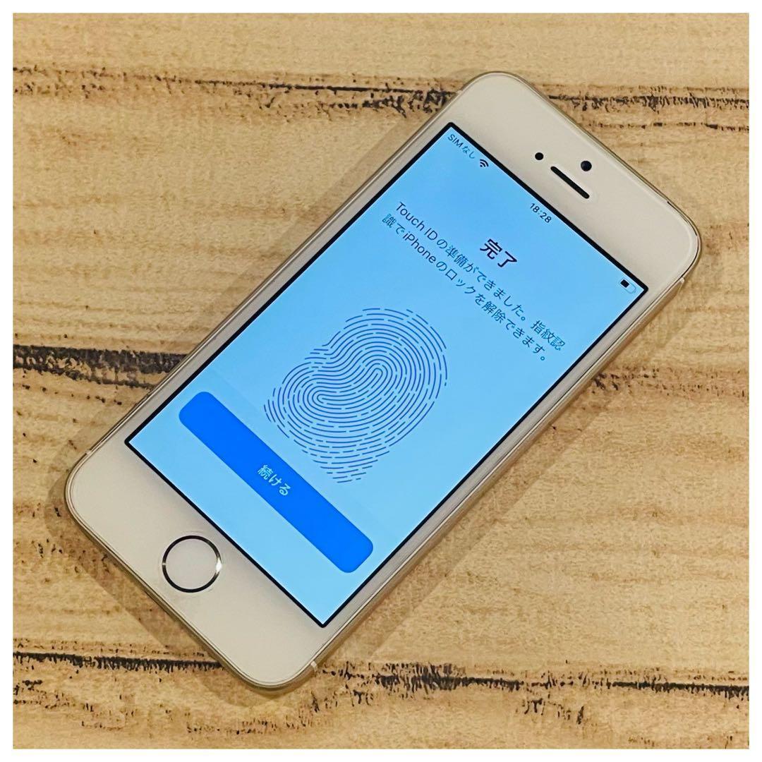 iPhoneSE ゴールド 64GB SIMフリー 100% 本体 動作確認済