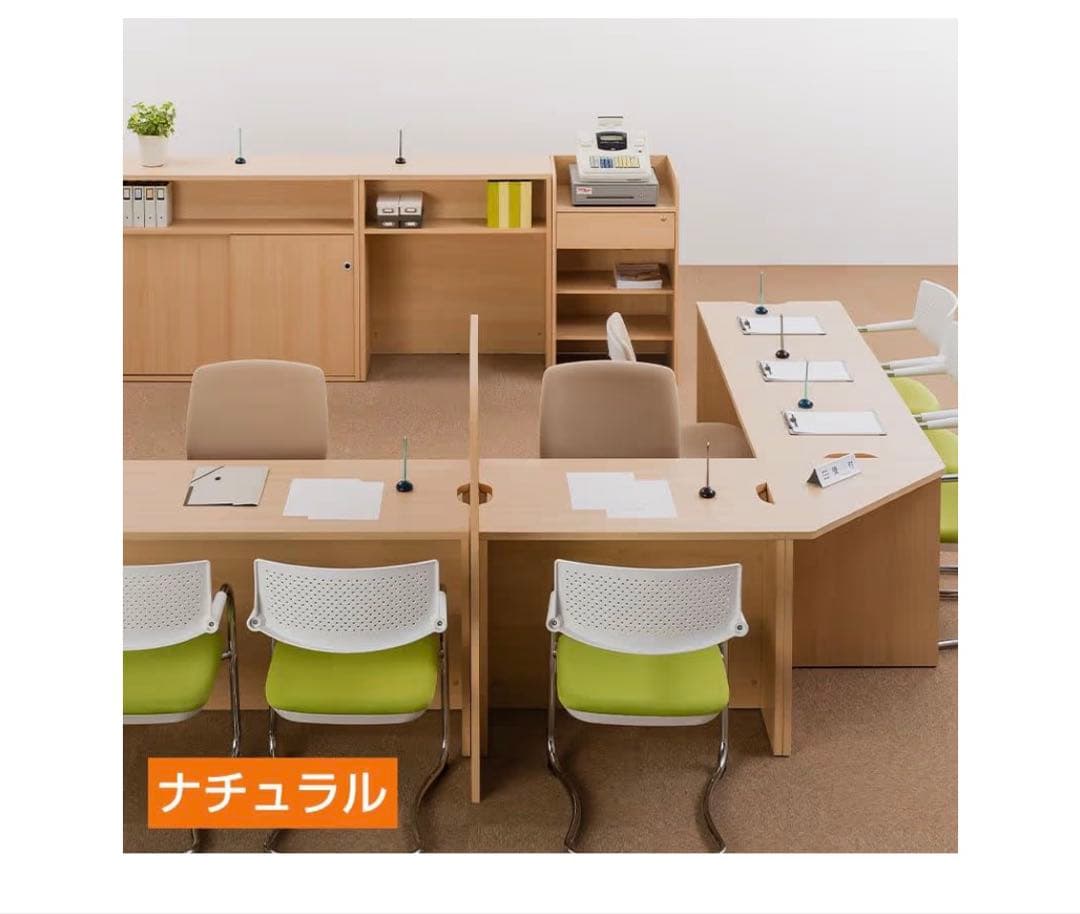 木製 レジカウンター 鍵付き引き出し付 幅590×奥行500×高さ1000mm