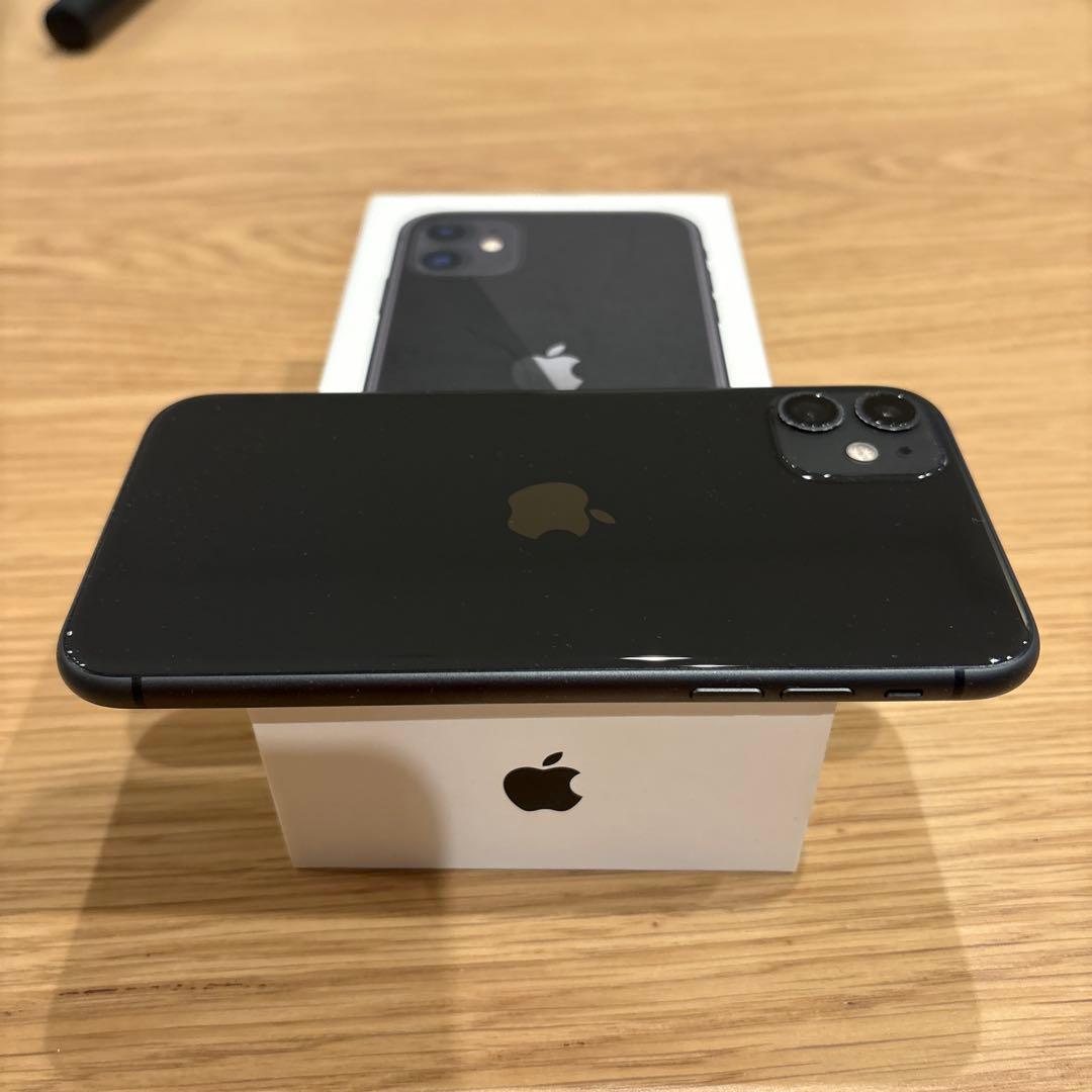 週末値下げ‼️Apple iPhone11BLACK 256GB 【液晶に黒い線】