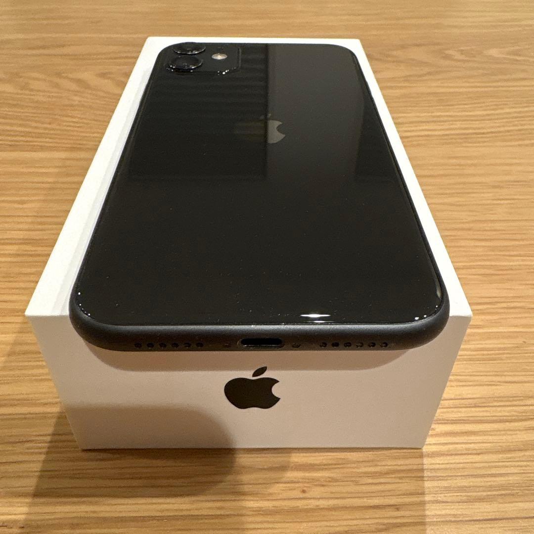 週末値下げ‼️Apple iPhone11BLACK 256GB 【液晶に黒い線】