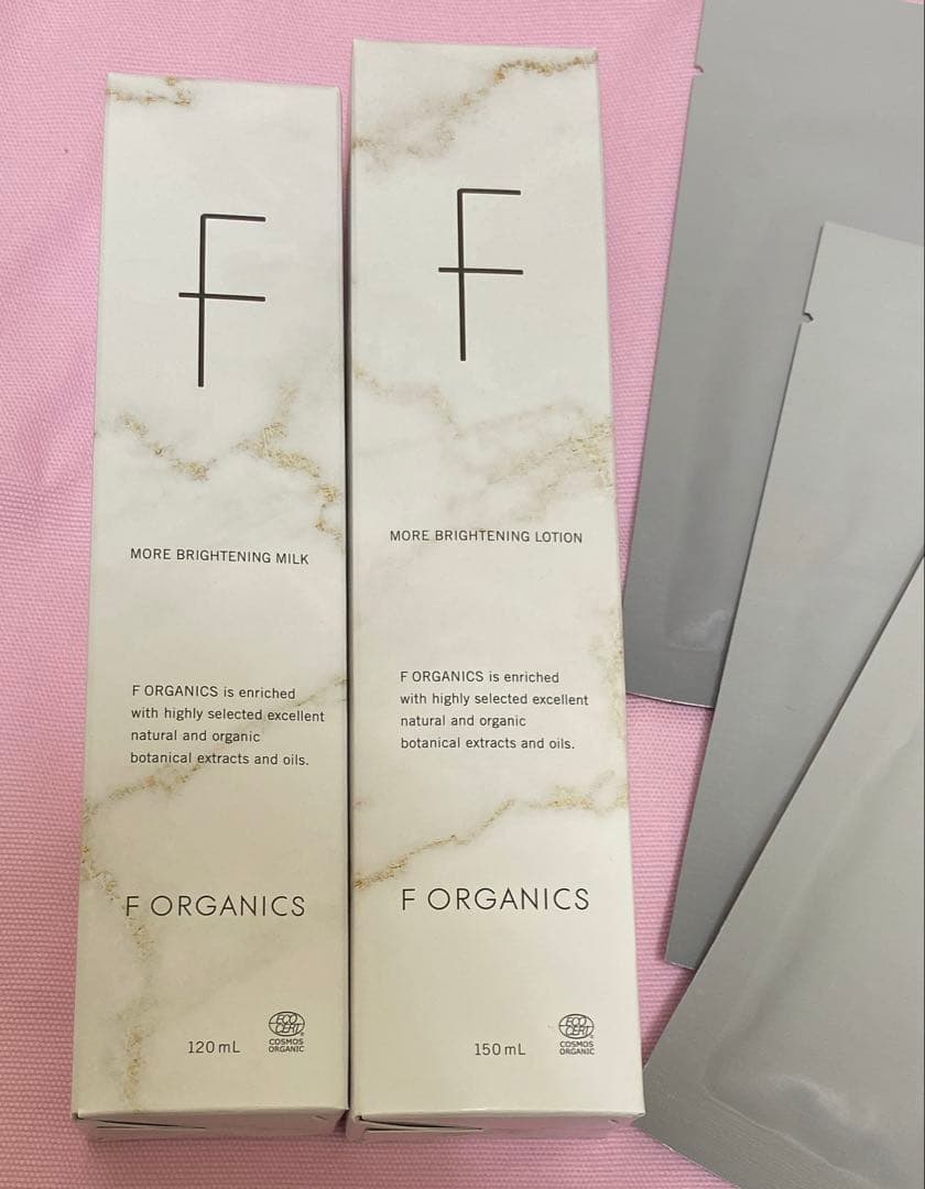 【F ORGANICS】 モアブライトニング 化粧水、乳液、シートマスク