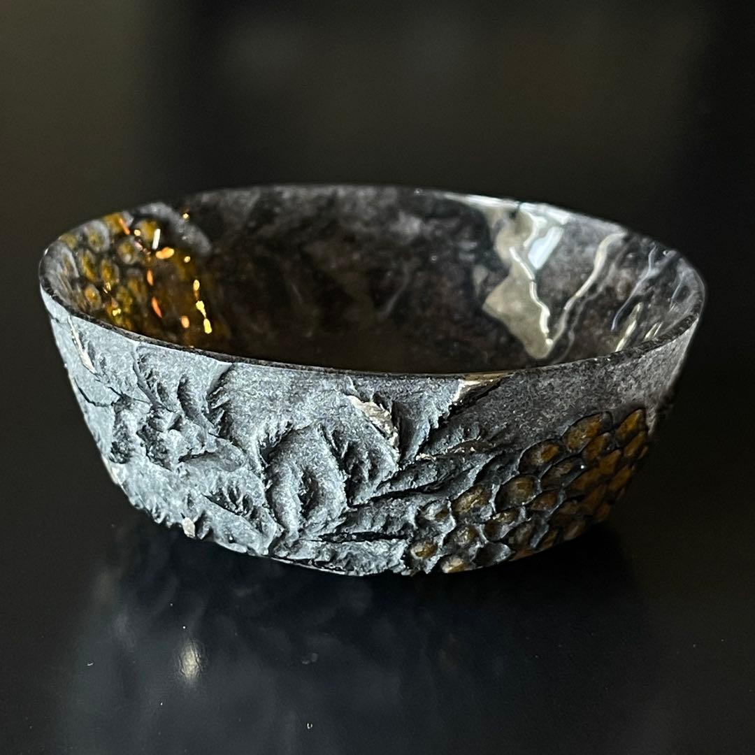 【新品未使用】人気硝子作家大室桃生作品　入手困難