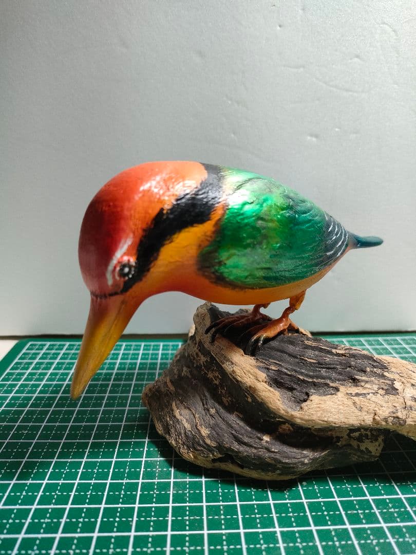 ミヤコショウビン　木彫り