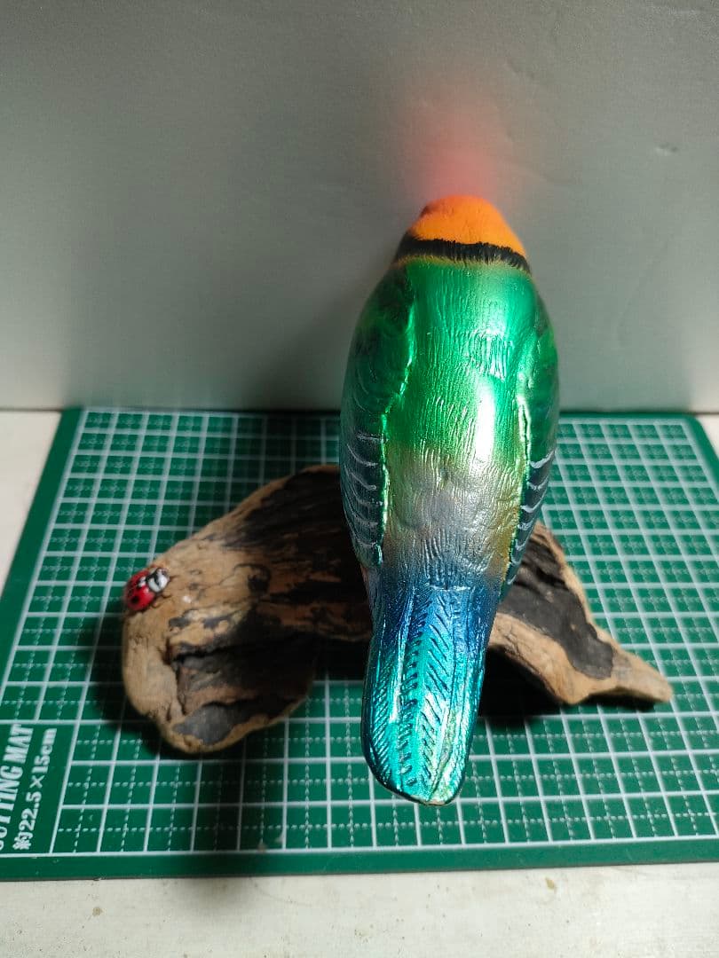 ミヤコショウビン　木彫り