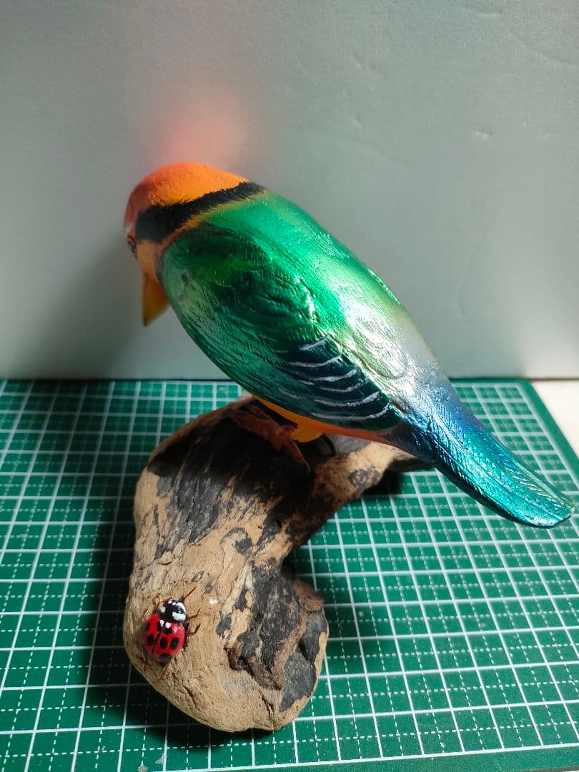 ミヤコショウビン　木彫り