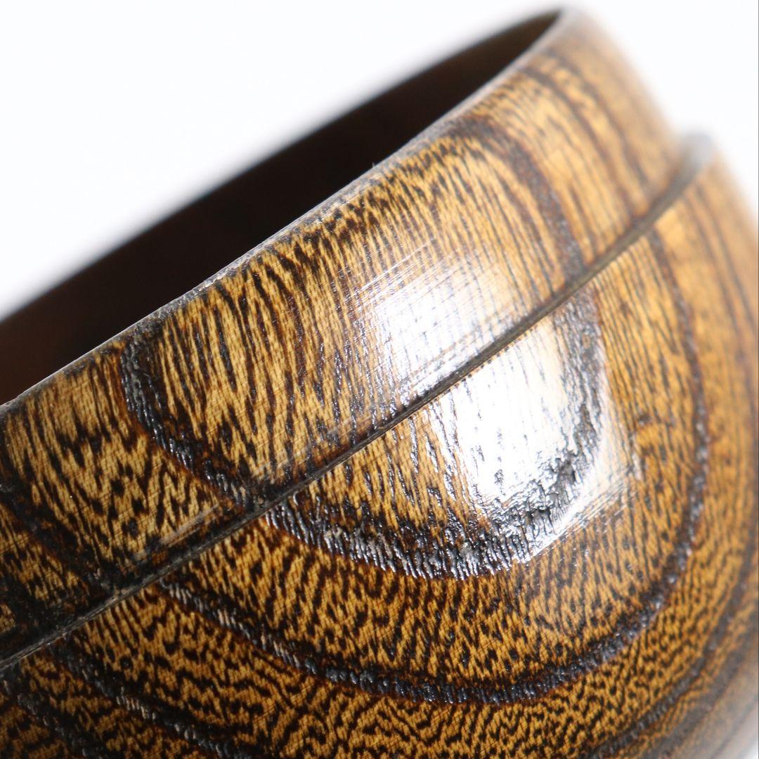 中村湖彩作 雪輪蒔絵 平棗 薄茶器 茶道具 共箱　V1050