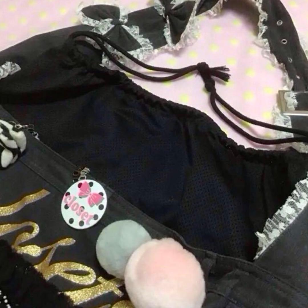 closet クローゼット デニム斜め掛けキャリーバッグ