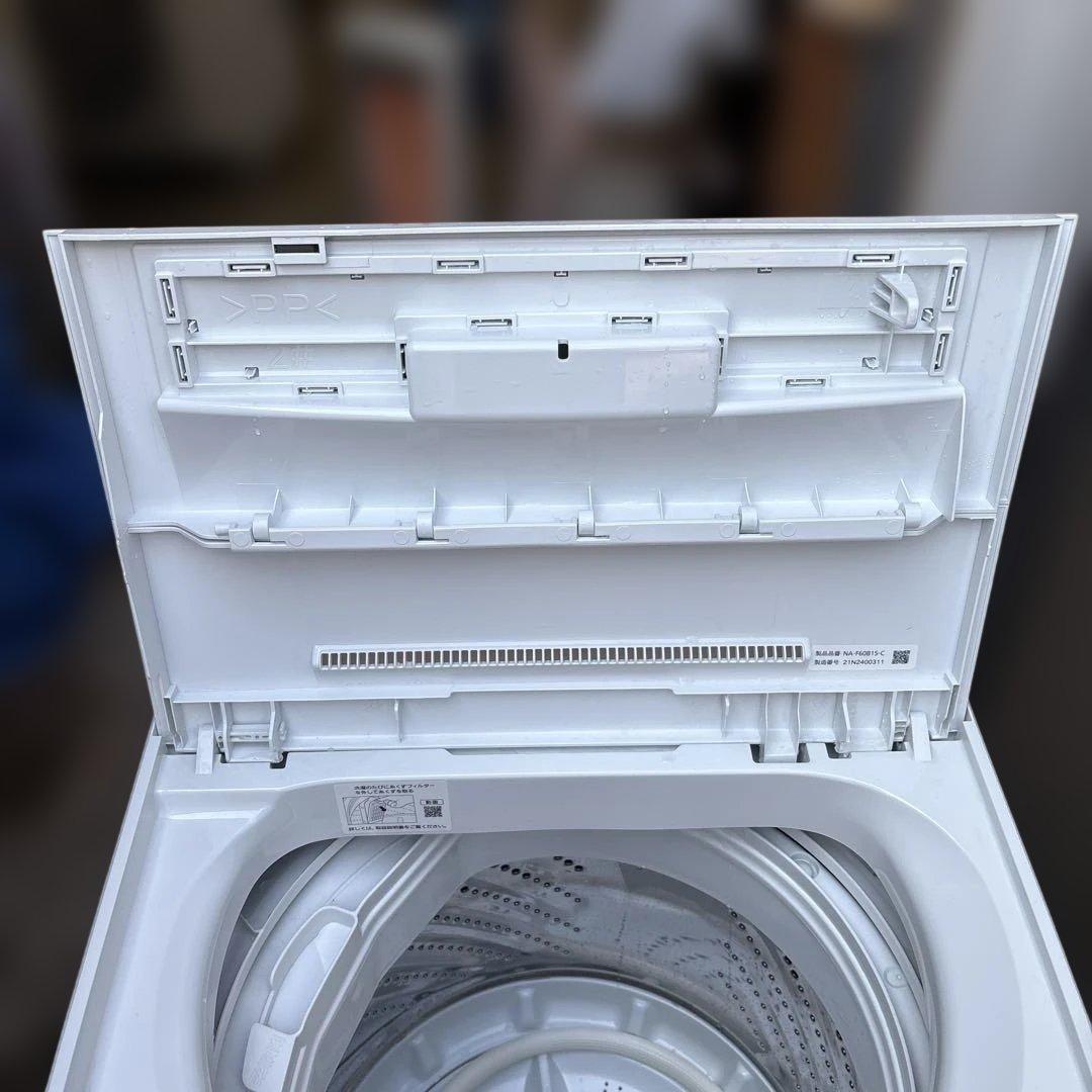 Panasonic 2021年製　NA-F60B15 6.0kg 洗濯機　送料込