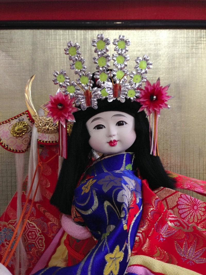 雛人形　鯉徳作　人形　ケース入　浮世人形　八重垣姫  美品