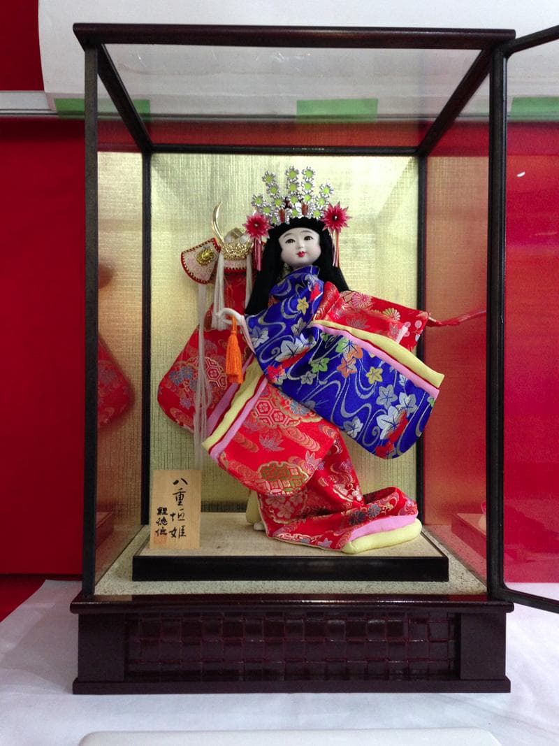 雛人形　鯉徳作　人形　ケース入　浮世人形　八重垣姫  美品