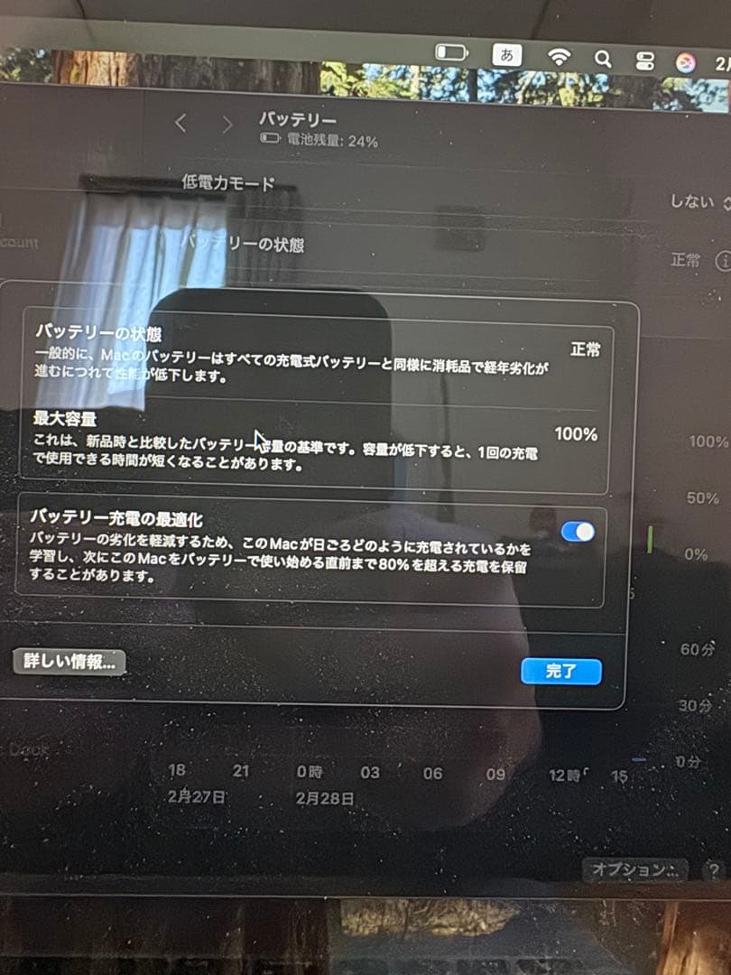 MacBook Air M1 充放電回数10回最大容量100%メモリ8GB256