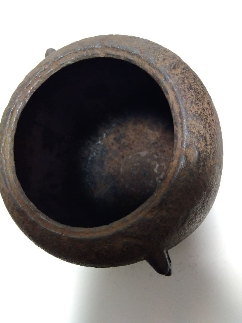 茶道 茶釜 棗形 木箱付き