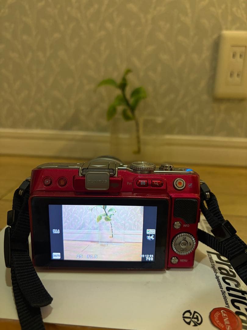 OLYMPUS E-PL3 レッド ダブルズーム 動作確認済