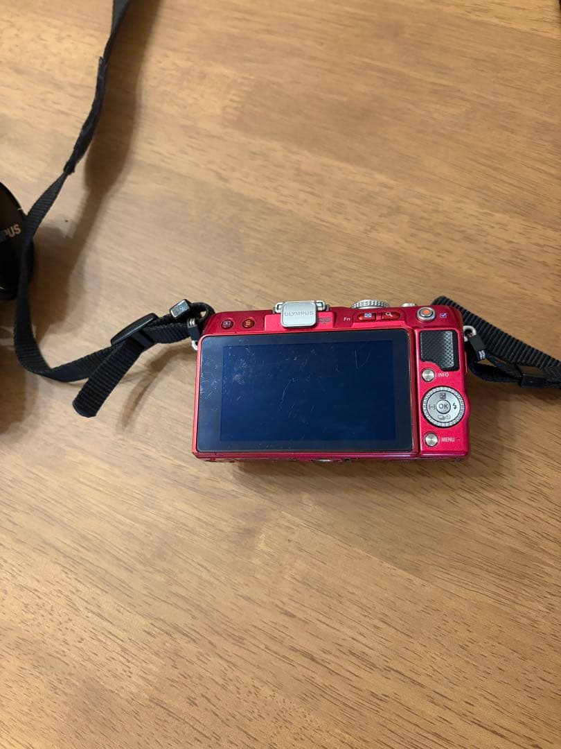 OLYMPUS E-PL3 レッド ダブルズーム 動作確認済