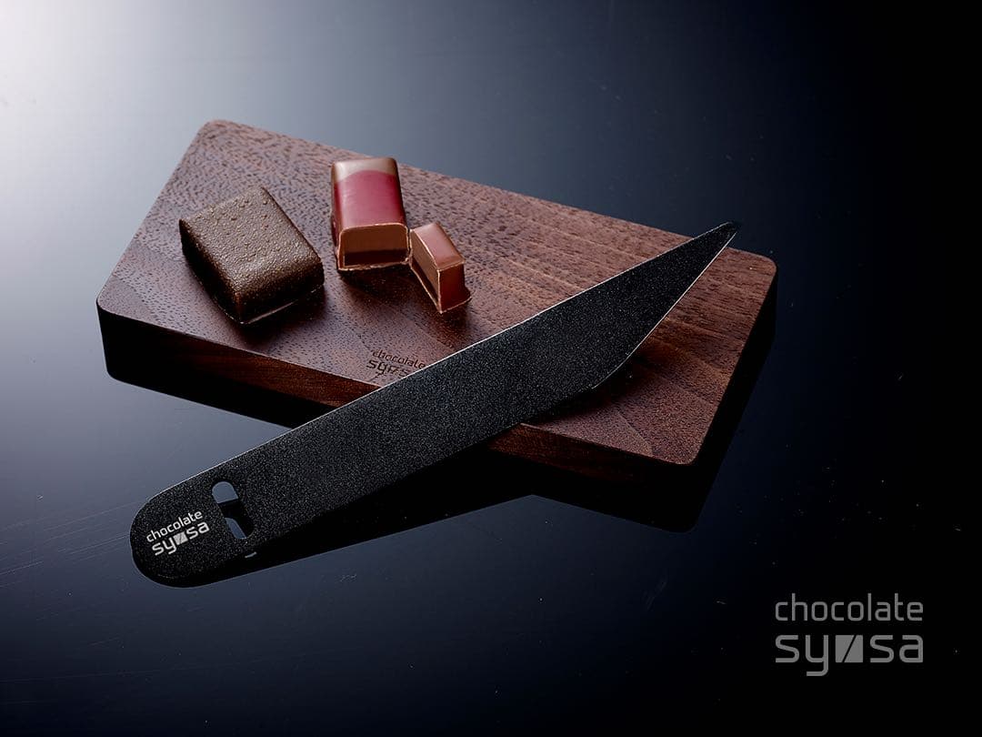 RYUSEN ショコラナイフ　チョコレート所作ブラック3点セット