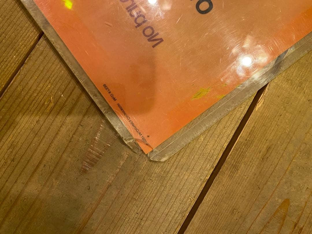 レア！1981年　マクドナルド　店舗用　サイン　ディスプレイ　ライトアップ看板