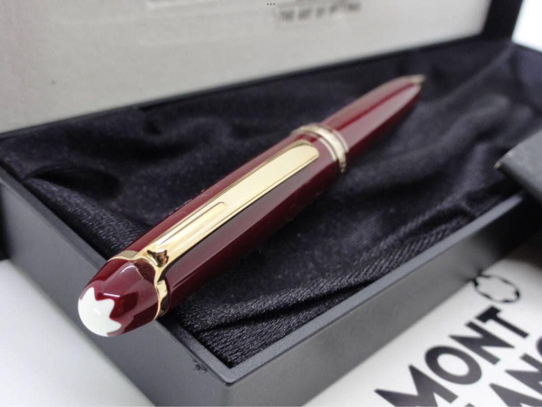 ⭐️モンブラン⭐️ボルドーNo164マイスター未使用に近い極上品絶版色レアWG刻印⭐️