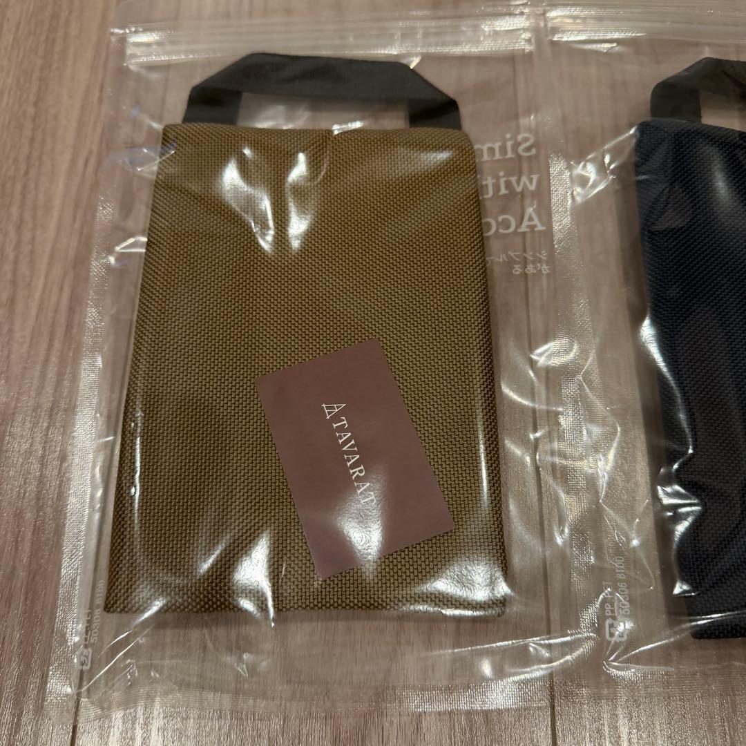 TAVARAT タバラット　ハンドルポーチ　３個　3色セット　ガジェットポーチ