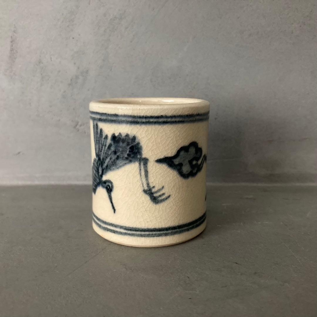 【美品】茶道具 加藤唐三郎 雲鶴 蓋置 共箱