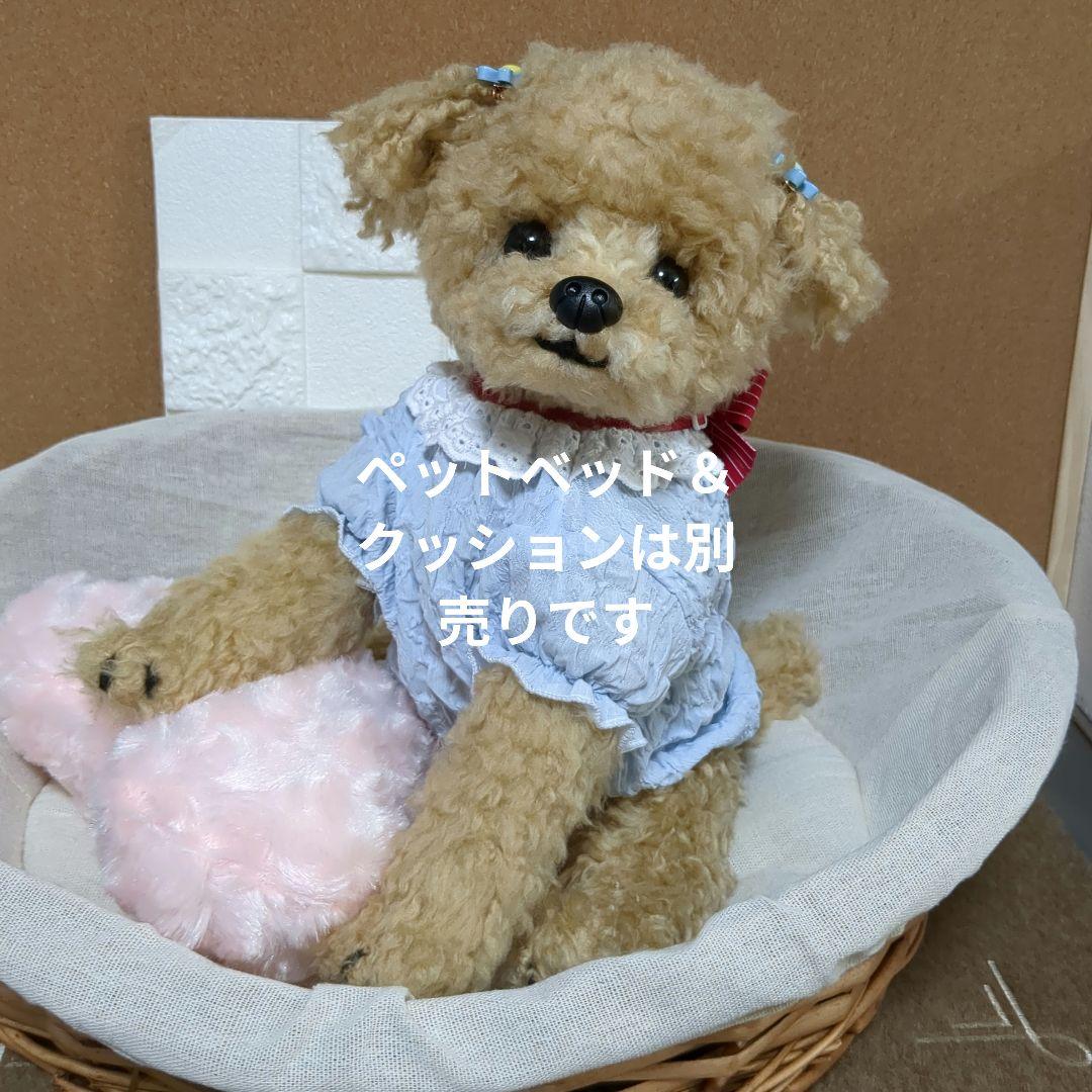 あみぐるみ　インテリア　トイプードル　マルプー　羊毛フェルト風
