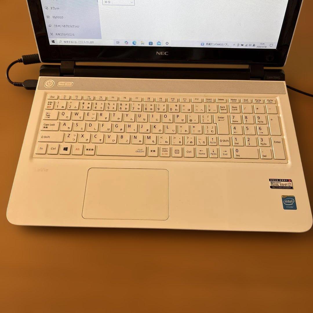 ノートパソコン NEC LaVie PC-GN15CJSA4 純正アダプター付き