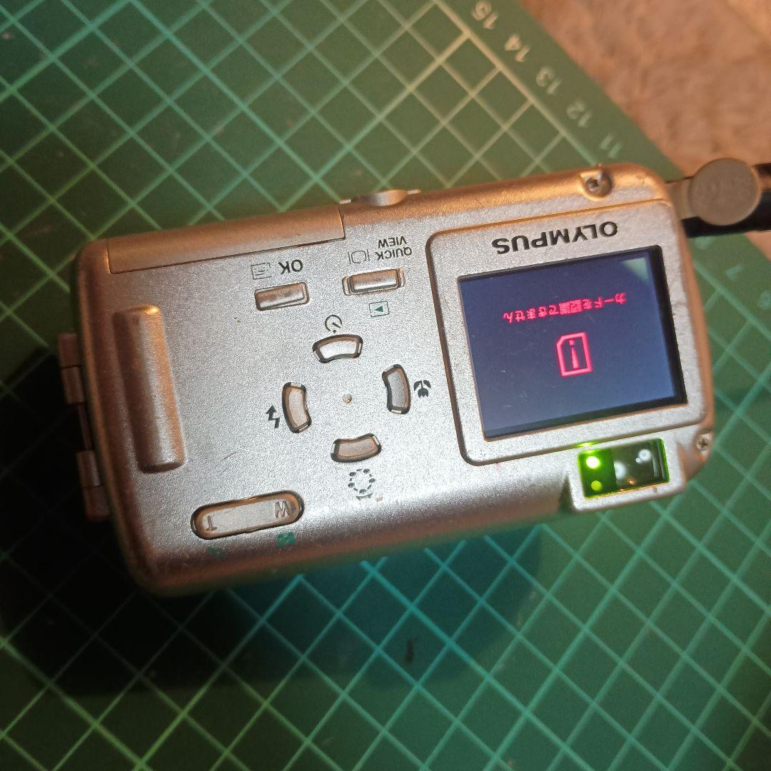 OLYMPUS μ-10 DIGITAL　電池パック付　通電OK