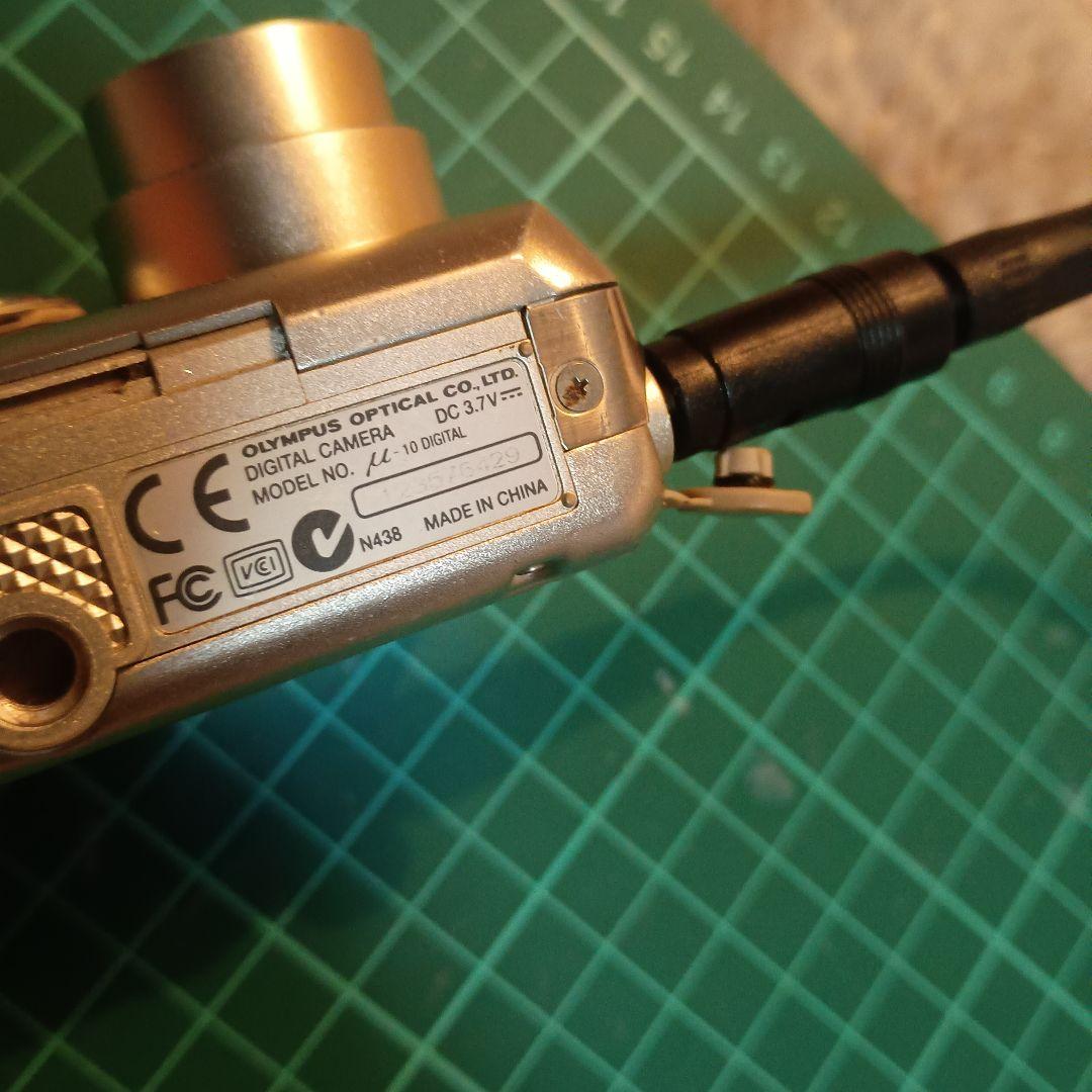 OLYMPUS μ-10 DIGITAL　電池パック付　通電OK