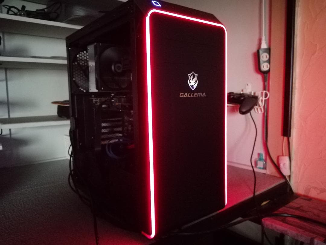 美品 GALLERIA PCケース ATX対応 グレー