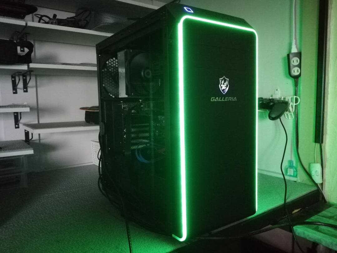 美品 GALLERIA PCケース ATX対応 グレー