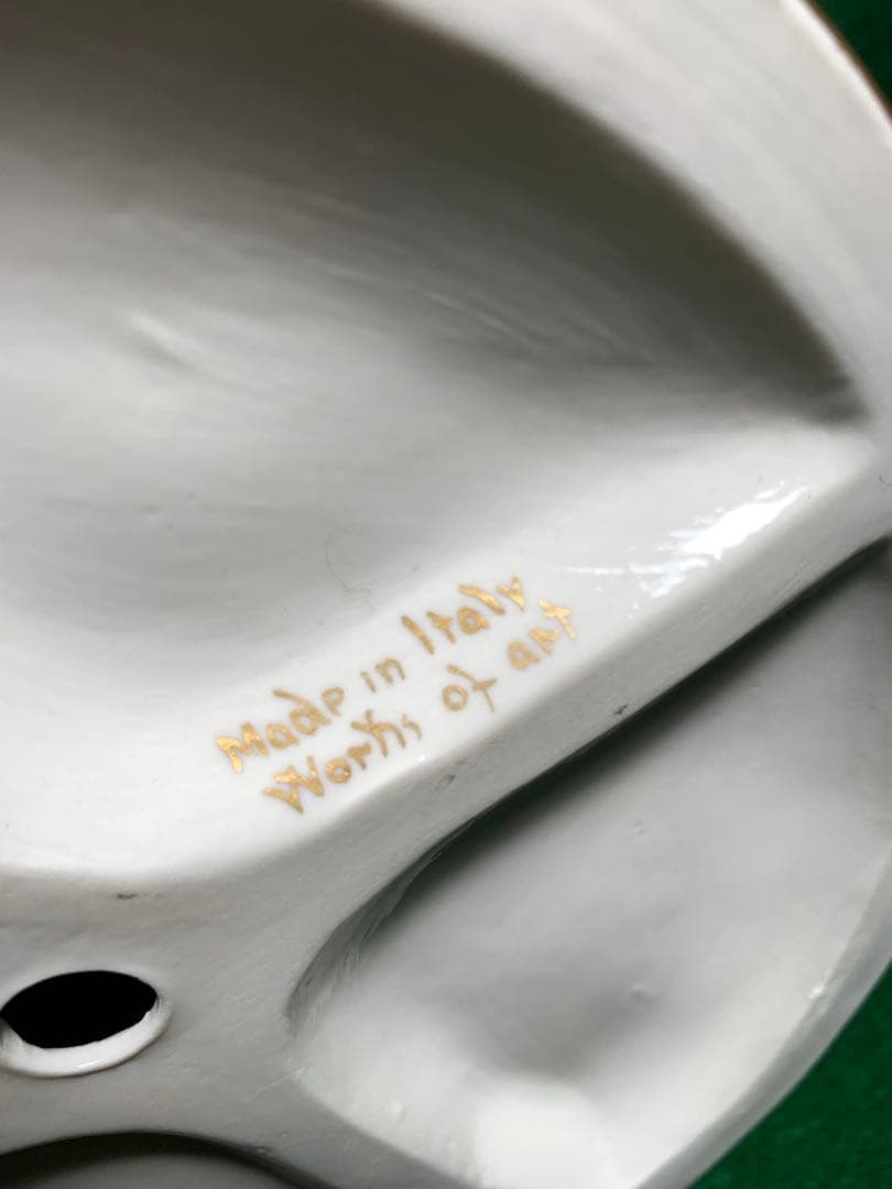 ジュゼッペ　カッペ　置物　お爺さんと孫　イタリア製　1967 陶器の置物　レア