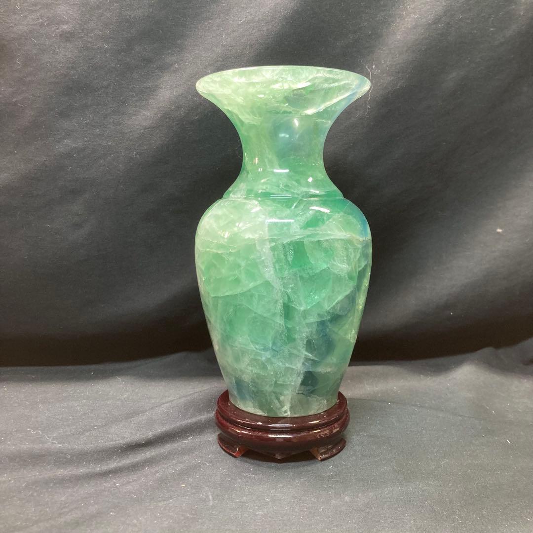 中国美術【美品】花瓶 玉石 天然石 置物