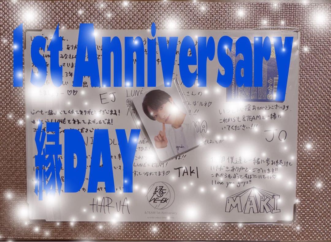 ＆TEAM 1st Anniversary Photo＆Card 新品未開封