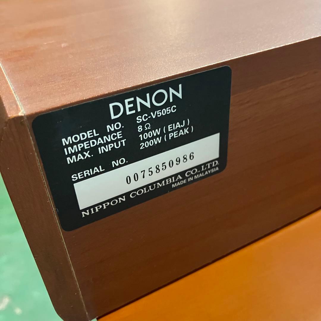 DENON デノン スピーカー SC-T55SG スピーカーセット　動作未確認