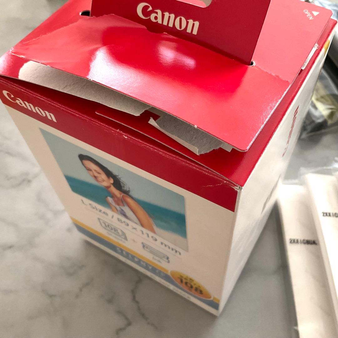 Canon selphy cp900 とカラーインク・用紙　L伴108枚、36枚