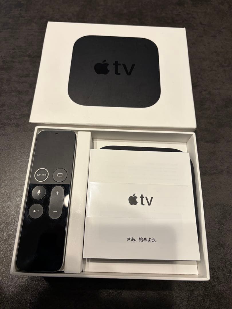 値下げ**Apple TV 4K 本体とリモコン4K 32GB MQD22J/A